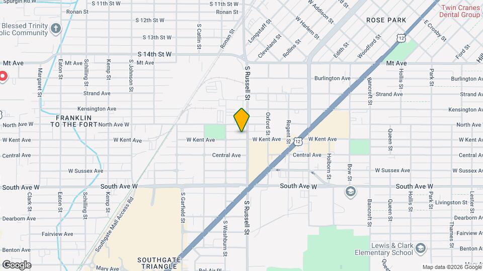 1516 W Kent Ave, Unit Basement Map and Location Details