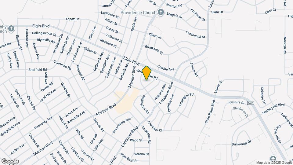 12345 Mayberry Rd Mapa y Detalles de la Ubicación
