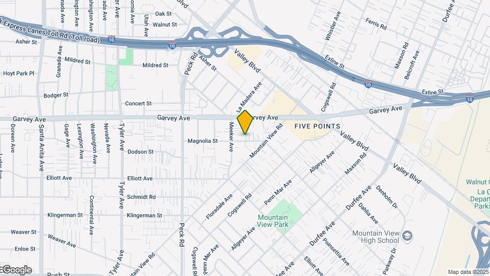 11631 Magnolia St Map and Location Details
