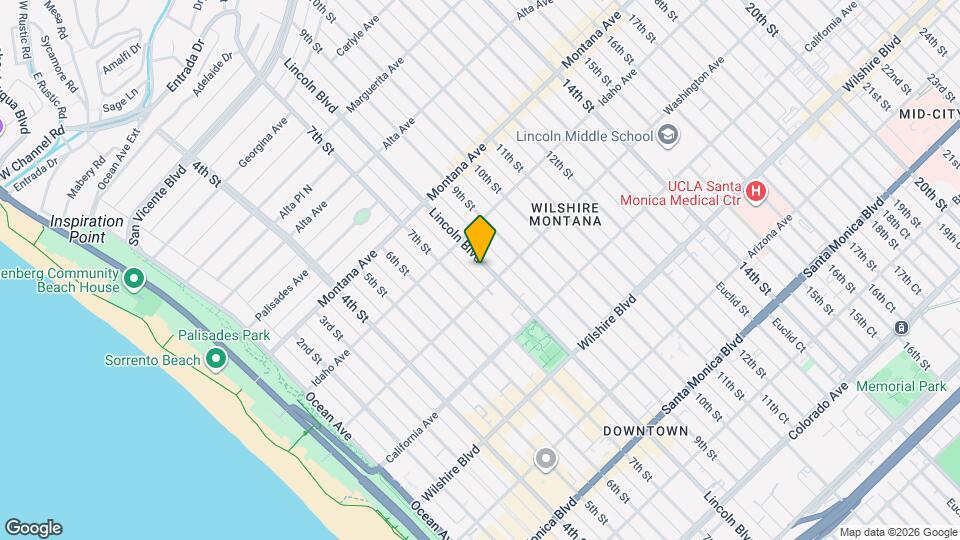 942 Lincoln Blvd Map and Location Details