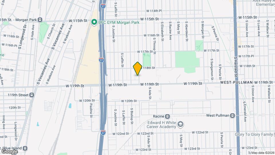 11832 S Loomis St Map and Location Details