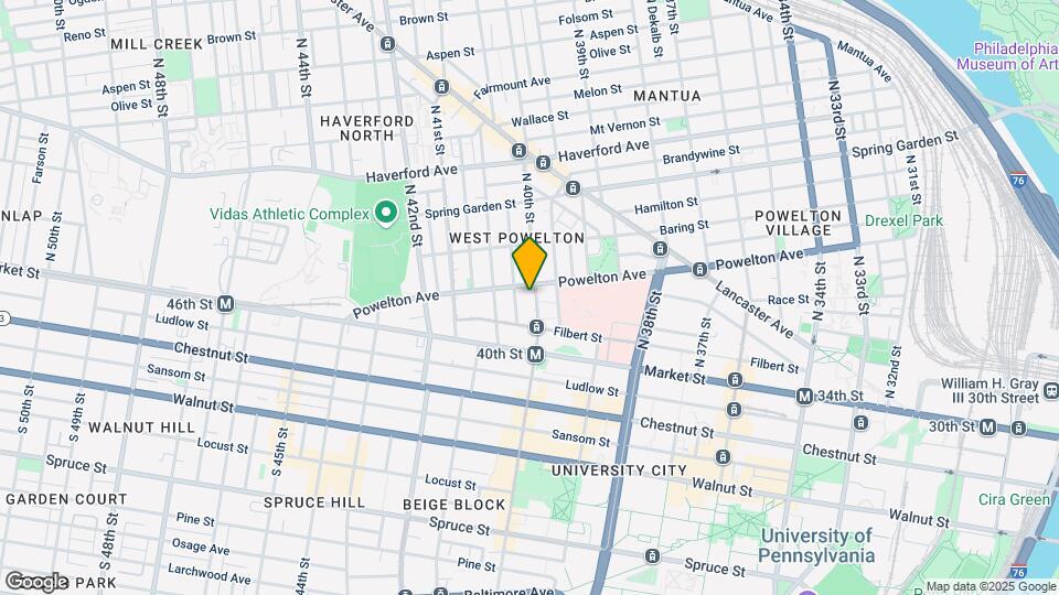 48 N 40th St, Unit 1F Mapa y Detalles de la Ubicación