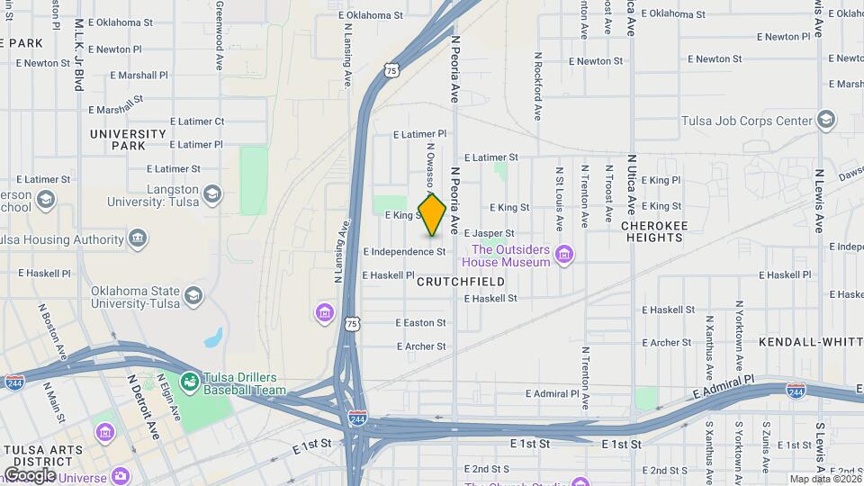 809 N Owasso Ave Mapa y Detalles de la Ubicación