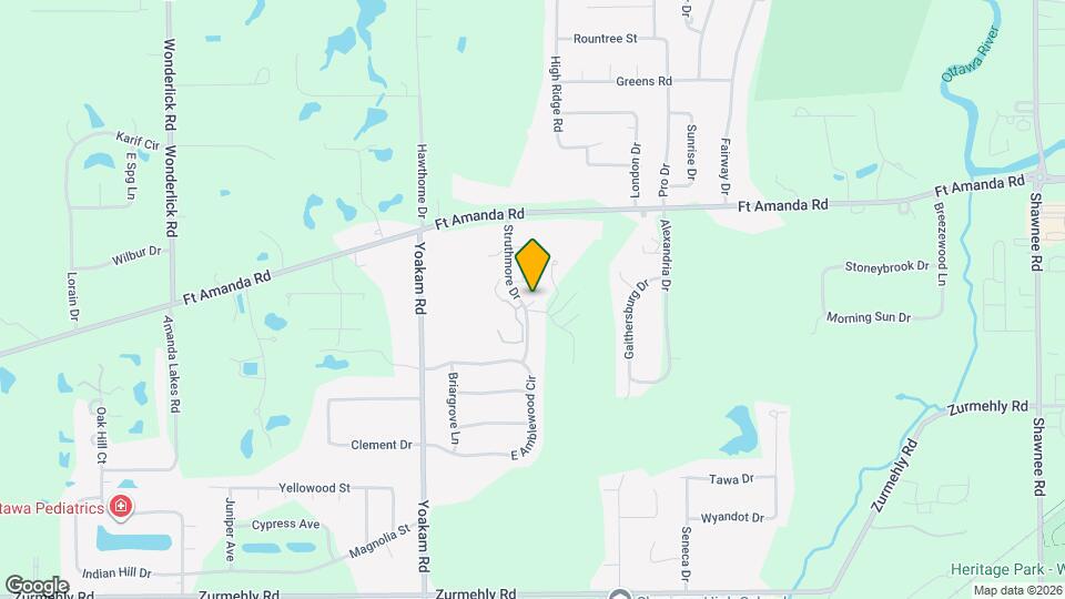 2621 Struthmore Dr, Unit 2621 Map and Location Details