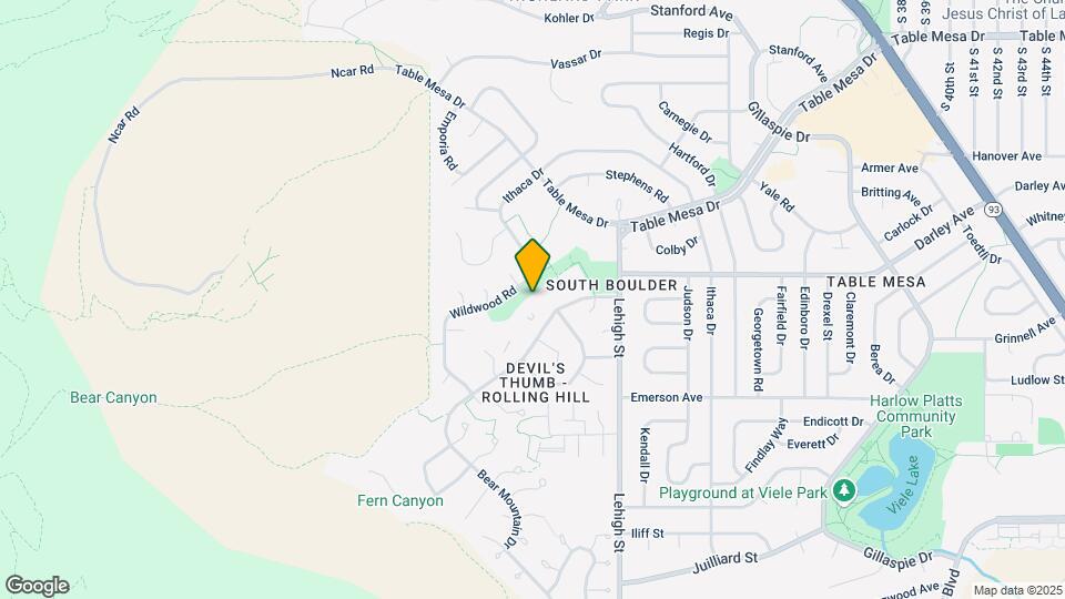 1225 Bear Mountain Dr Map and Location Details