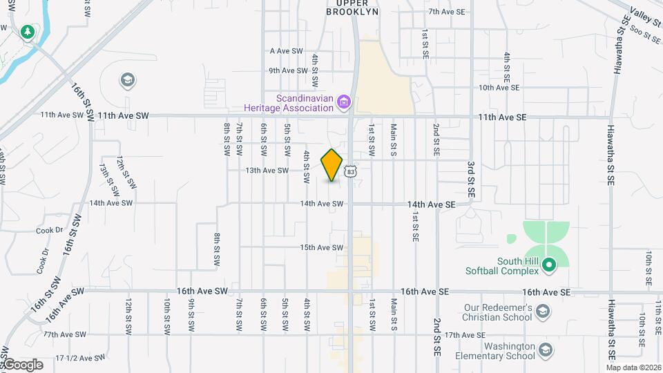 1327 3rd St SW Map and Location Details