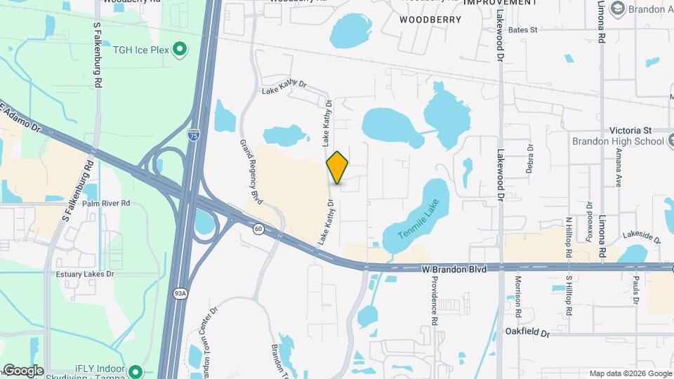 2132 Brandon Park Cir Map and Location Details