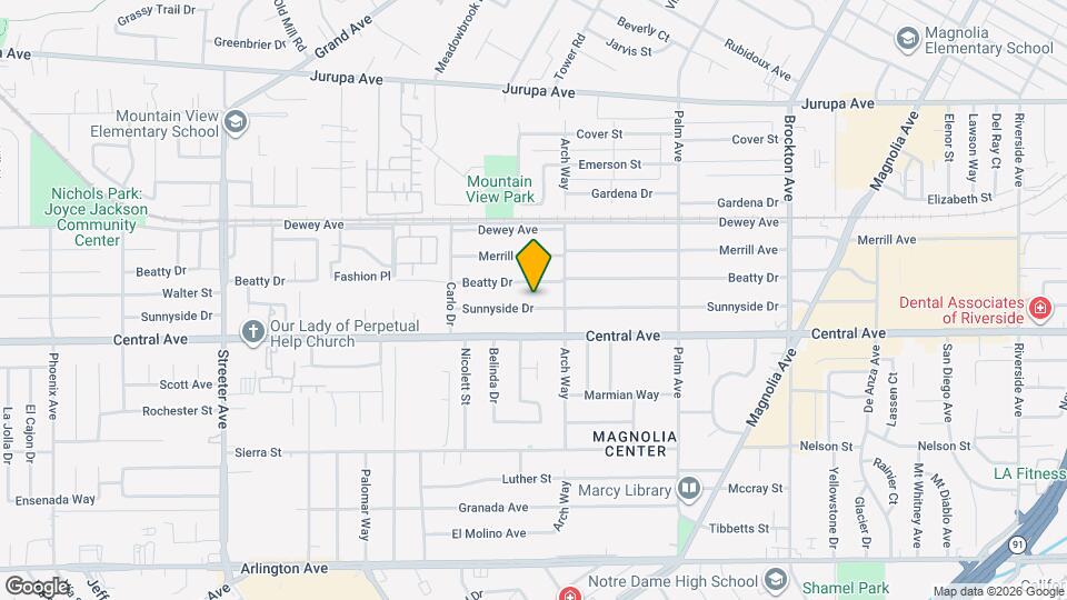 4755 Sunnyside Dr Map and Location Details