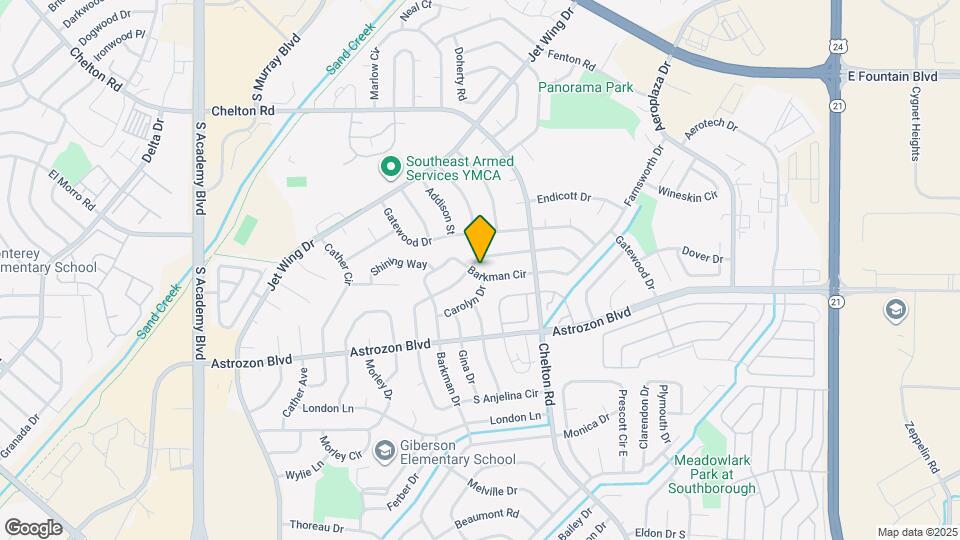 4504 Barkman Cir Map and Location Details