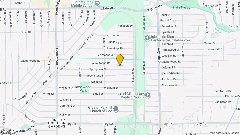 7601 Springdale St Map and Location Details