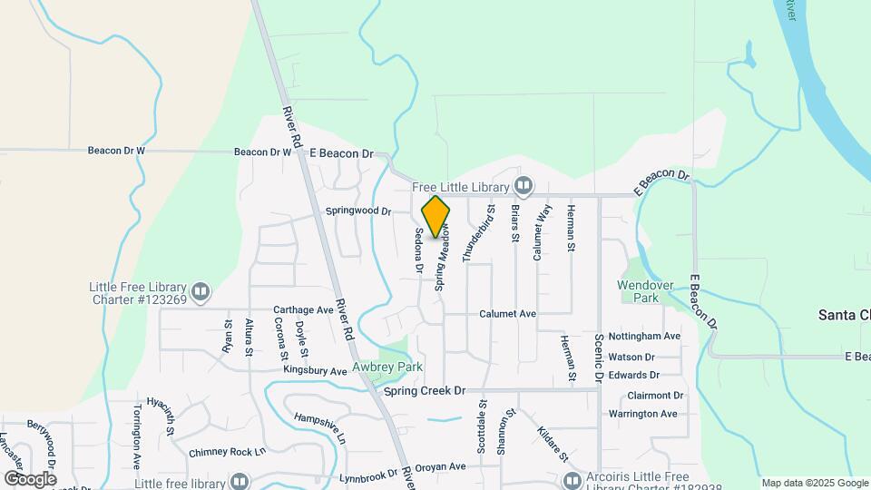 4740 Spring Meadow Ave Map and Location Details