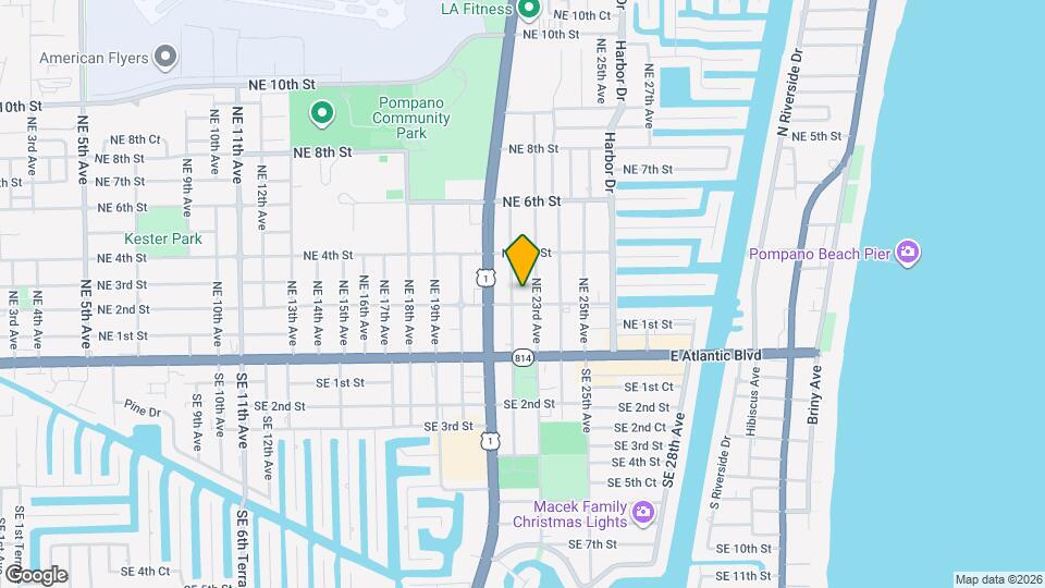 2209 NE 2nd St Map and Location Details