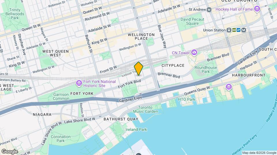 38 Fort York Blvd Map and Location Details