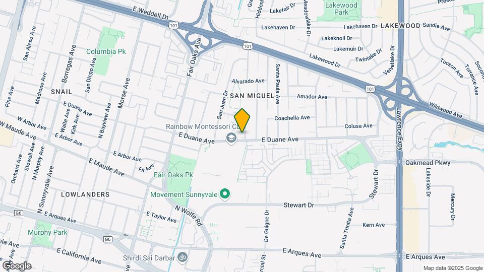 611 San Luisito Way Map and Location Details