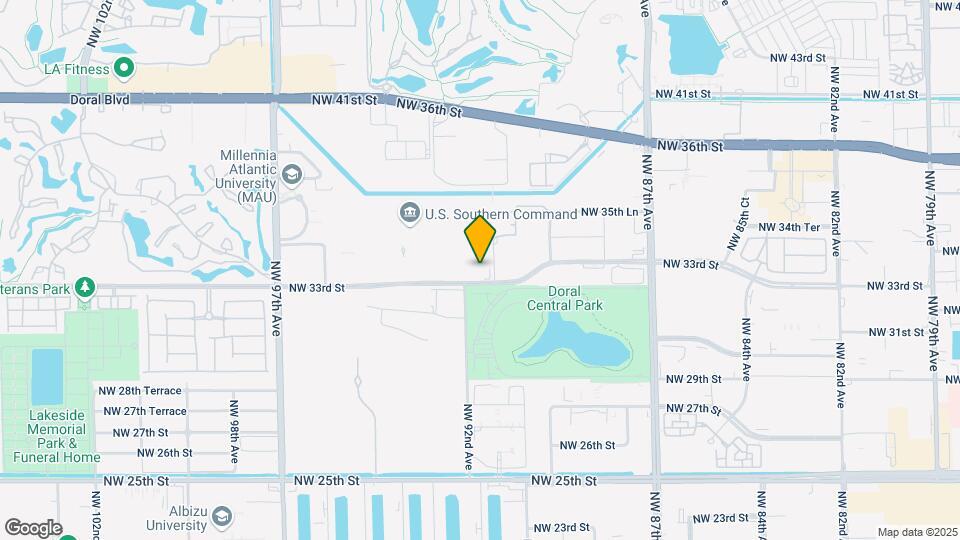 9131 NW 33rd St Map and Location Details