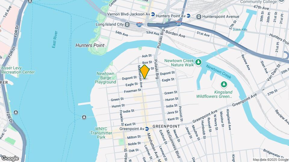 153 Eagle St Mapa y Detalles de la Ubicación
