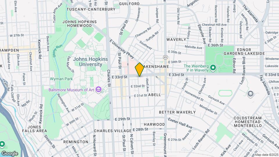 303 E 33rd St Map and Location Details