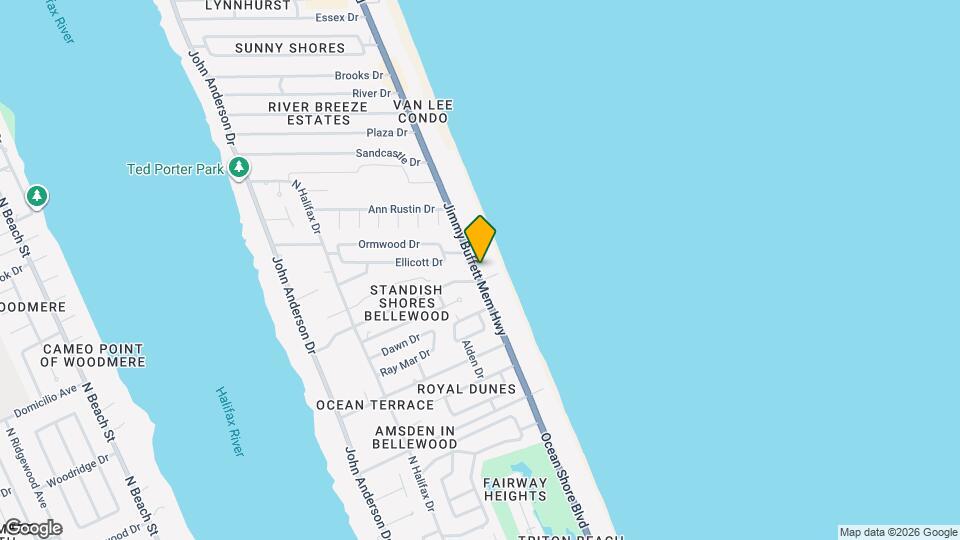 815 Ocean Shore Blvd Map and Location Details