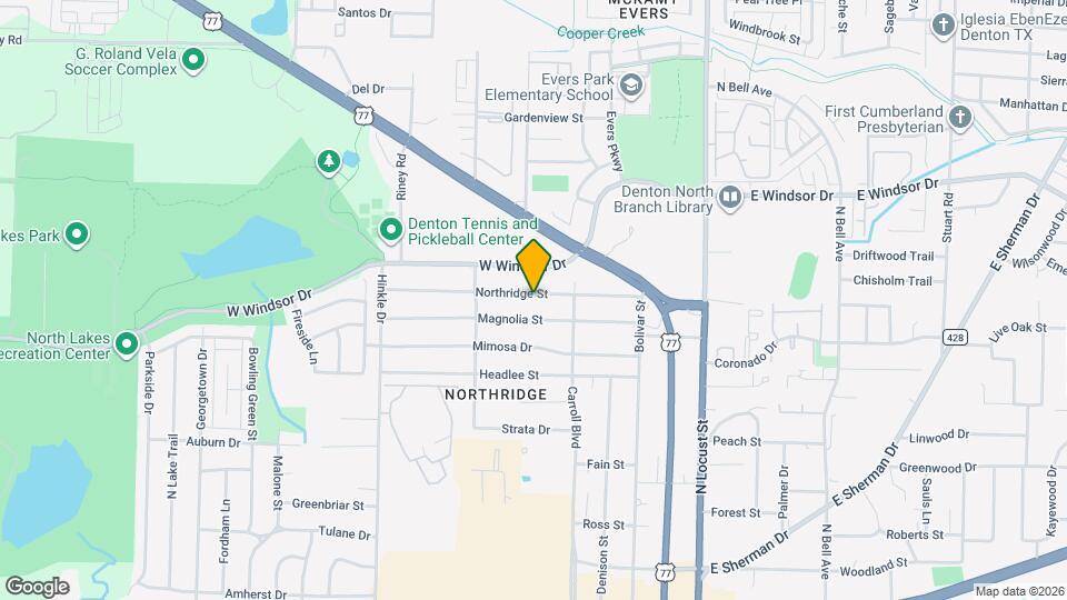 501 Northridge St Mapa y Detalles de la Ubicación