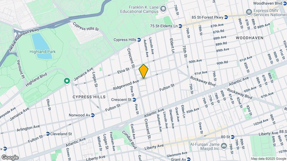 464 Ridgewood Ave Map and Location Details