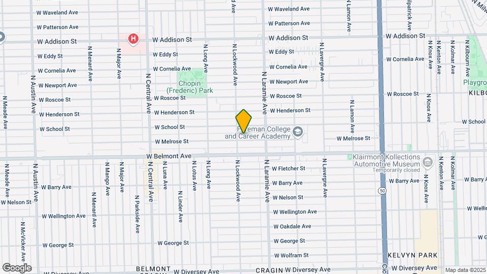 5246 W Melrose St Map and Location Details