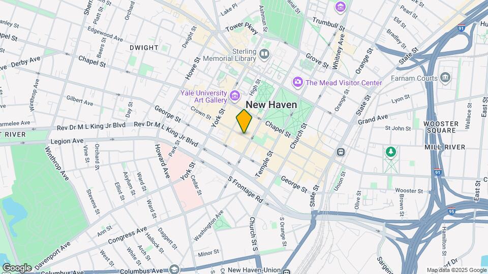 250 Crown St Map and Location Details