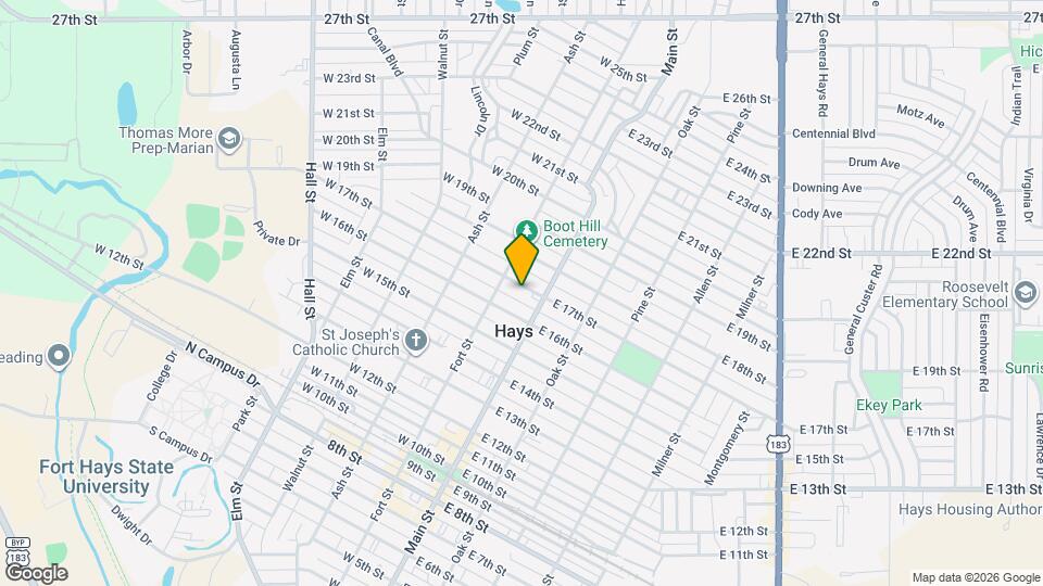 108 W 17th St Mapa y Detalles de la Ubicación