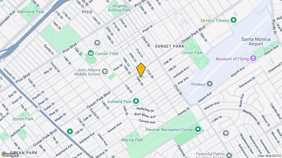 1807 Oak St Mapa y Detalles de la Ubicación