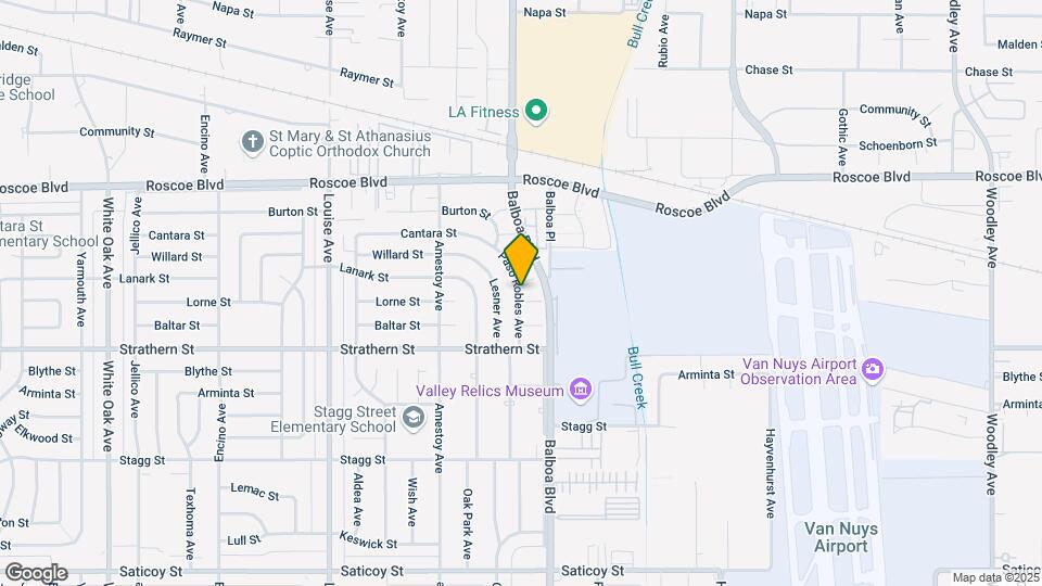 8102 Paso Robles Ave Mapa y Detalles de la Ubicación