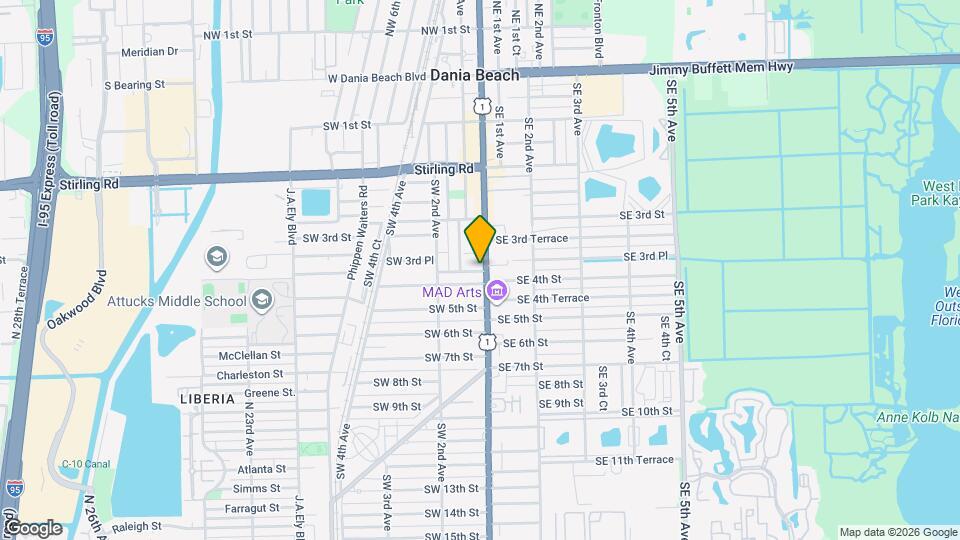 348 S Federal Hwy Mapa y Detalles de la Ubicación