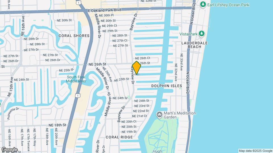 2809 NE 25th St Map and Location Details