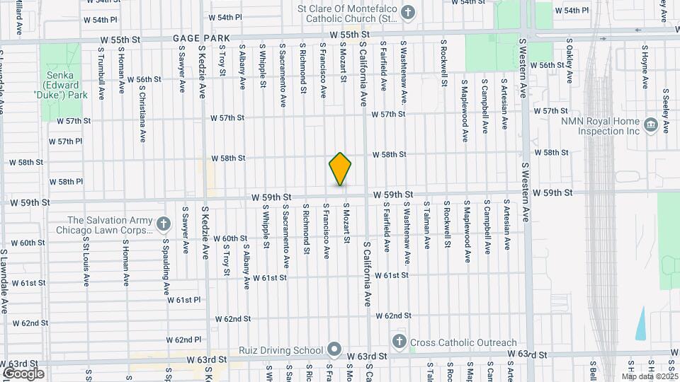 2840-42 W 59th St Mapa y Detalles de la Ubicación