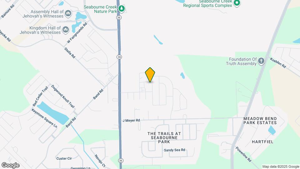 4608 Mustang Run Dr Map and Location Details