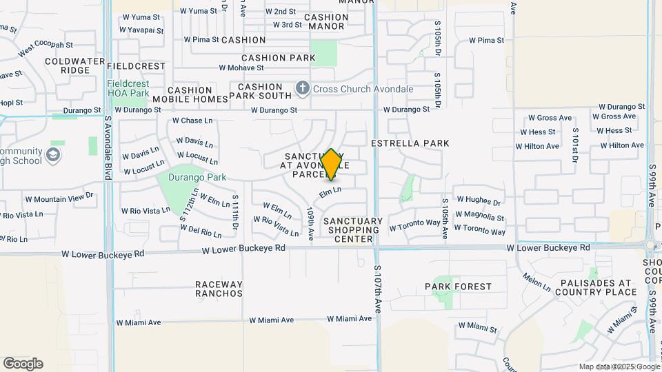 10802 W Elm Ln Map and Location Details