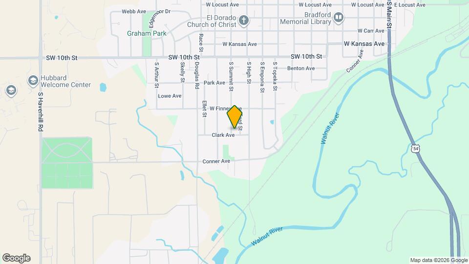 1256 S Summit St Map and Location Details