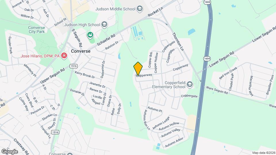 9406 Copperway Map and Location Details