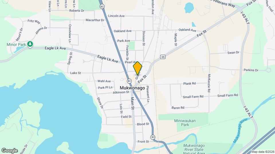 208 Grand Ave Map and Location Details