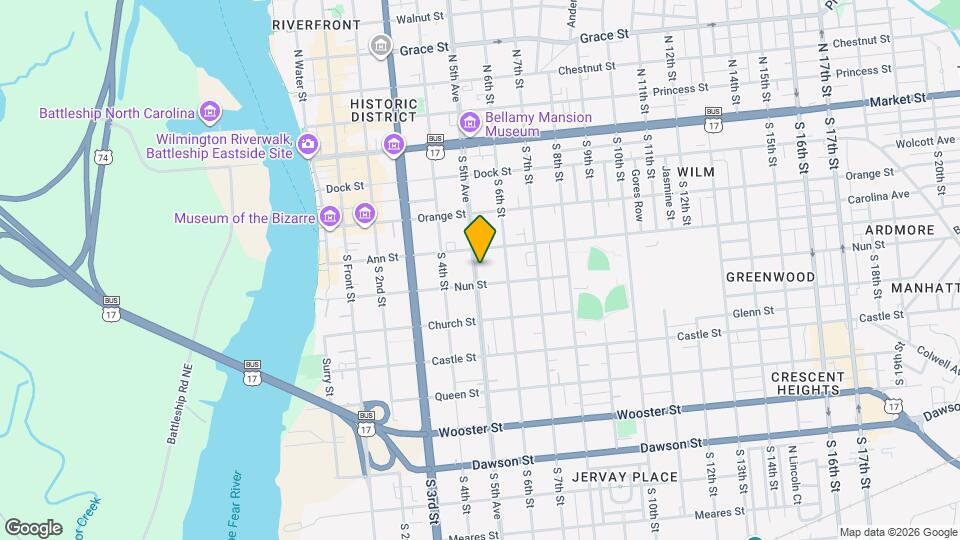 315 S 5th Ave, Unit #2 Mapa y Detalles de la Ubicación