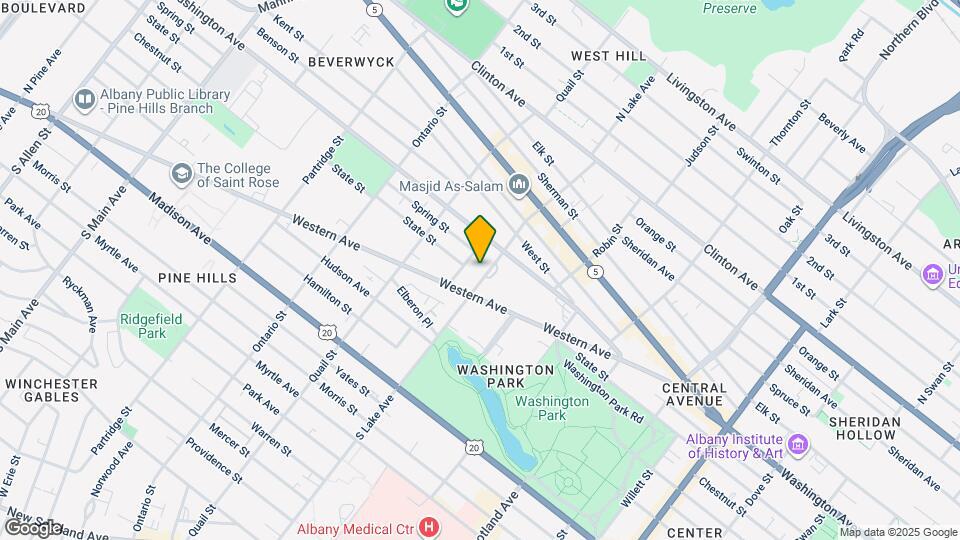 19 N Lake Ave Map and Location Details