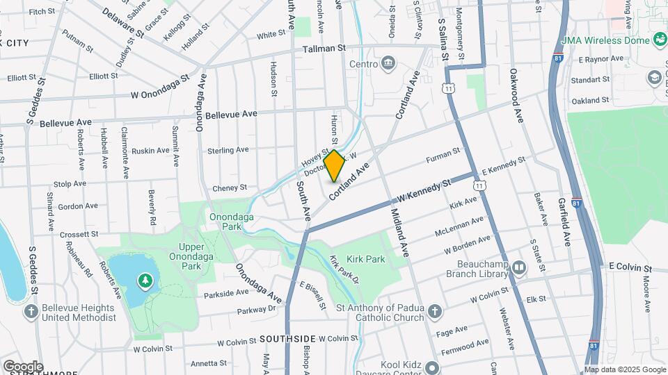 510 Cortland Ave Map and Location Details