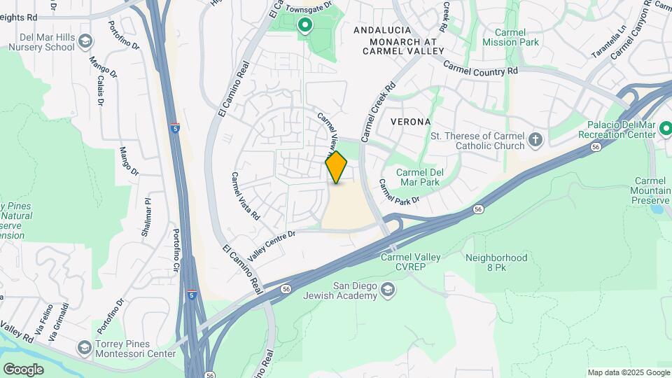 3741 Carmel View Rd Map and Location Details