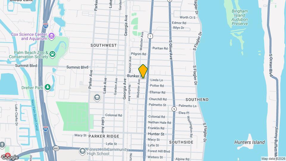 417 Mayflower Rd, Unit Upper Map and Location Details