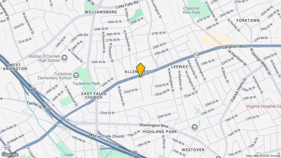 2339 N Powhatan St Map and Location Details