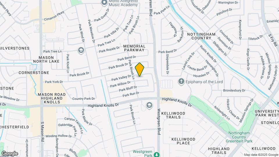 21226 Park Willow Dr Map and Location Details