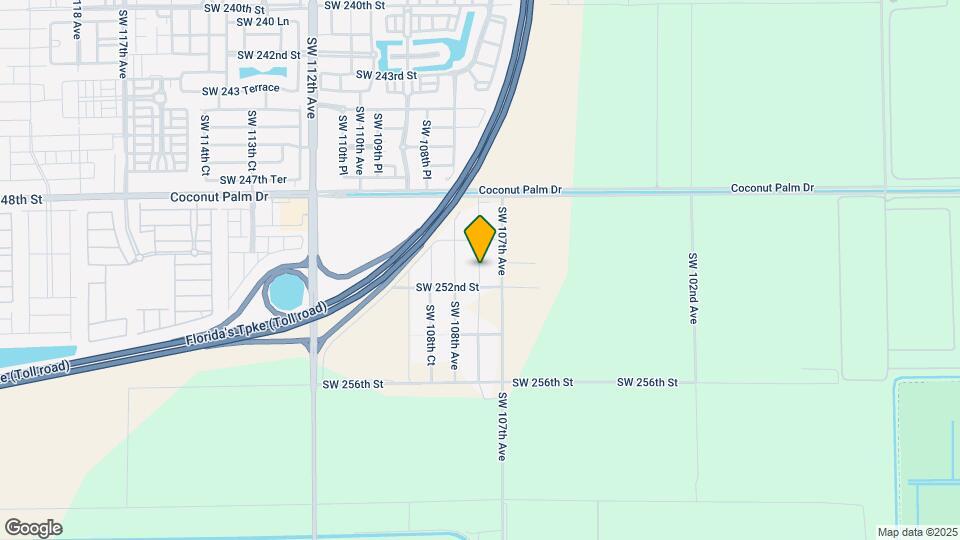25123 SW 107th Ct Map and Location Details