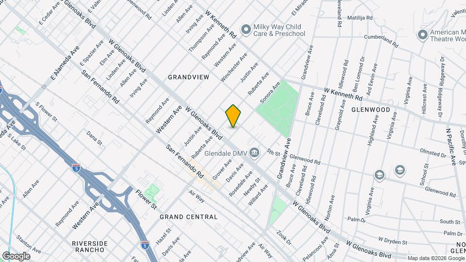 1119 Sonora Ave Map and Location Details