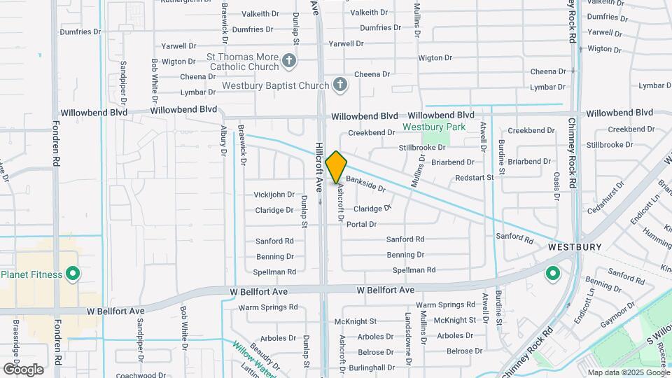 10810 Ashcroft Dr Map and Location Details