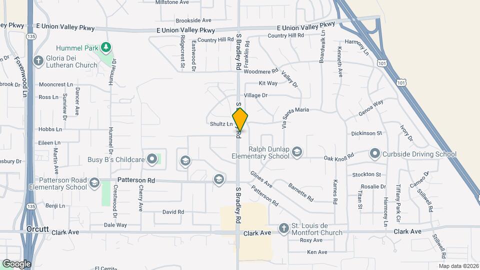 4564 S Bradley Rd Map and Location Details