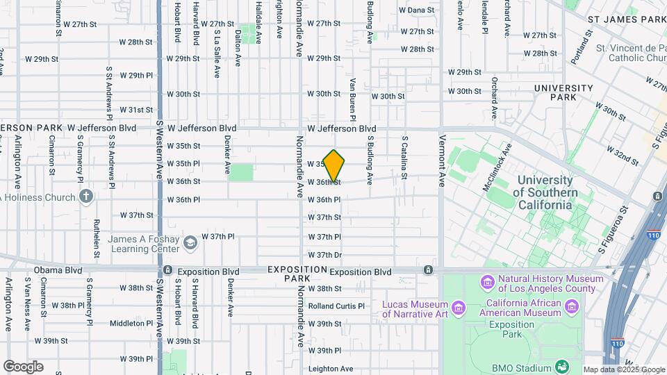 1324 W 36th St Map and Location Details