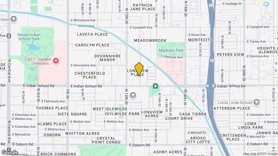 4126 N Longview Ave Map and Location Details